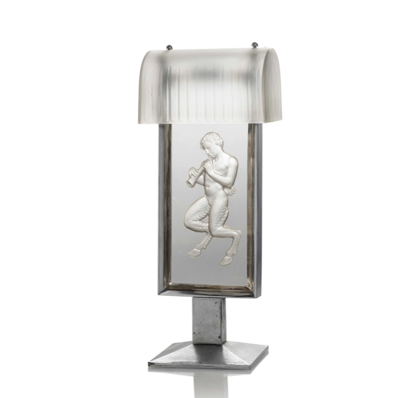 René LALIQUE: ""Pan"" lamp - 1931-