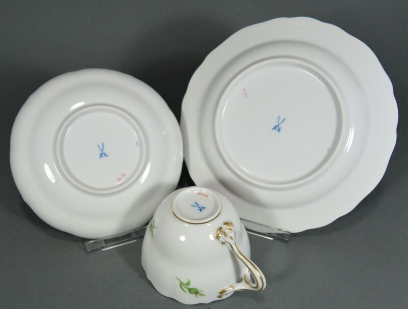 マイセン コーヒーサービス ピンクローズ コーヒーサービス カップポット フラット