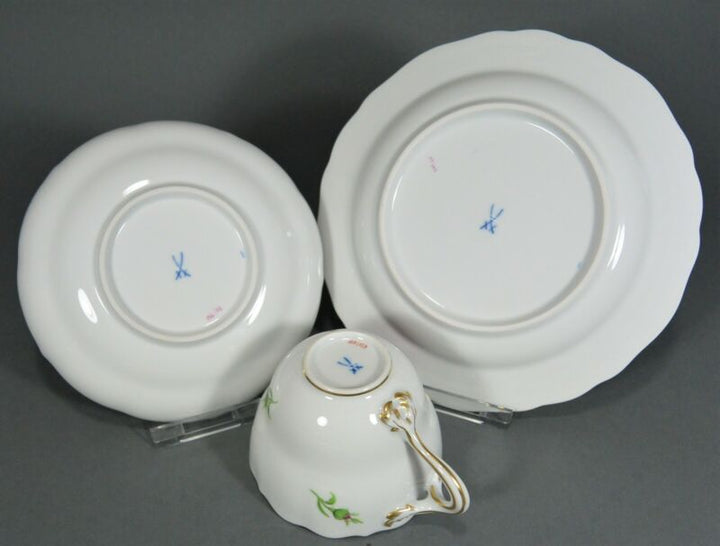 マイセン コーヒーサービス ピンクローズ コーヒーサービス カップポット フラット