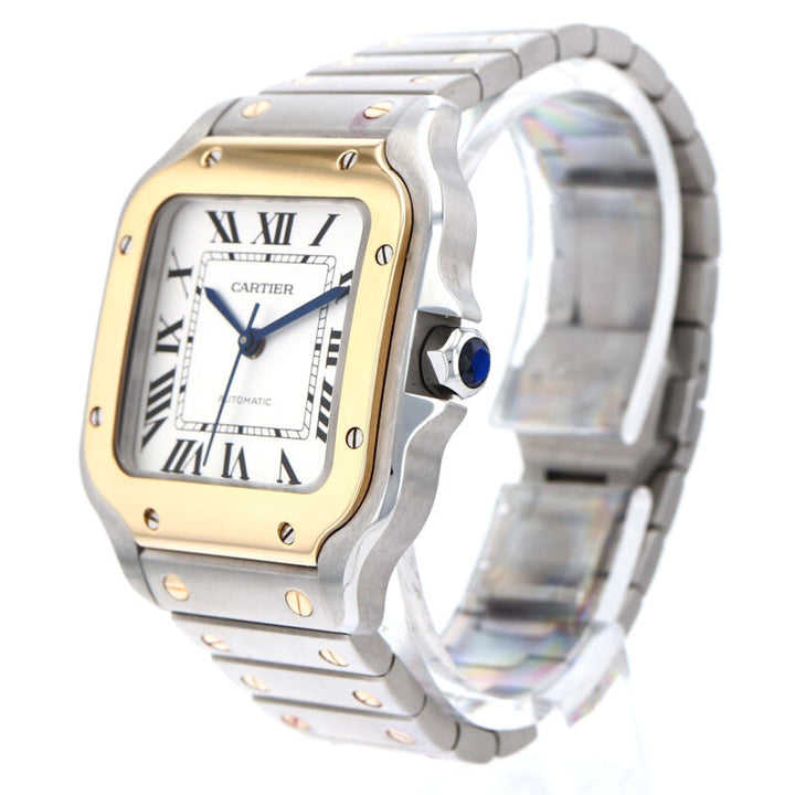 カルティエ サントス スチール 自動巻き腕時計 W2SA0016