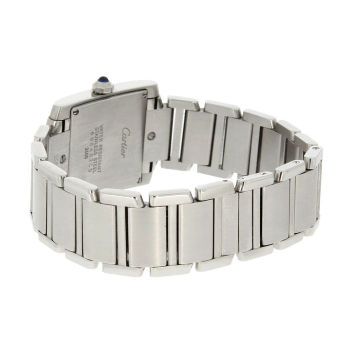 Cartier Tank Francaise Midi Size Quartz Stainless Steel Watch 2465