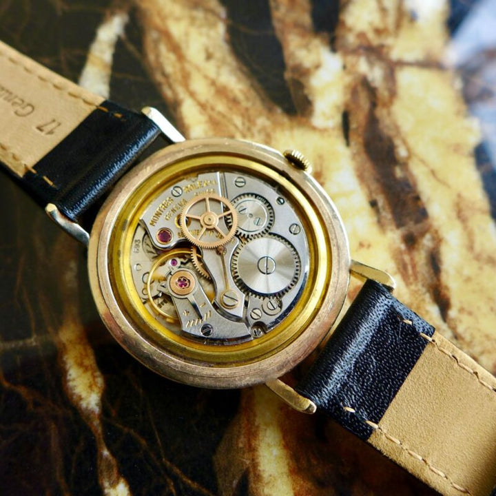 A STUNNING VINTAGE 1968 GENTS ROLEX PRECISION "COIN EDGE" IN 9k SOLID GOLD