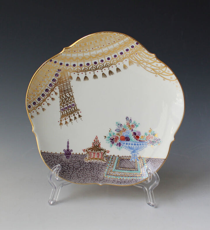 マイセン　ティーカップ＆ソーサー＆プレート  3ピース  アラビアンナイト  ハインツ・ヴェルナー