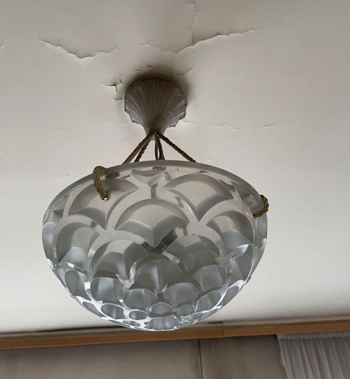 René Lalique ""Rinces"" ceiling light-