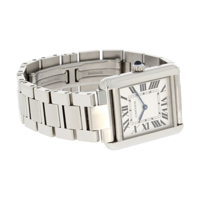 Cartier Tank Solo Quartz Ladies Steel Watch W5200013