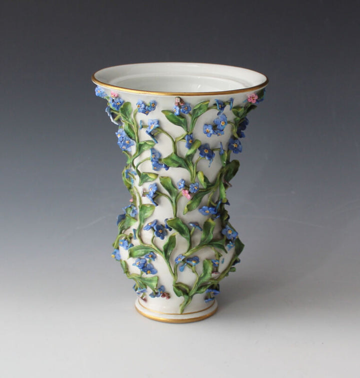 マイセン　勿忘草の花瓶 / 蔓　ケンドラーデザインの花瓶