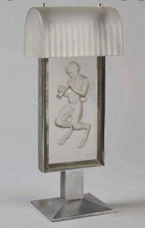 René LALIQUE: ""Pan"" lamp - 1931-