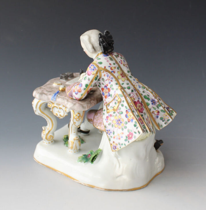 Meissen - figure - cavalier at desk - Kaendler - model 179 - first choice-