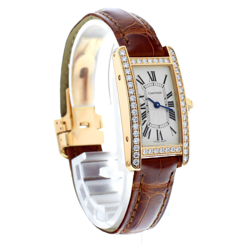 カルティエ タンクアメリカン  ローズゴールド クオーツウォッチ Ref.2503