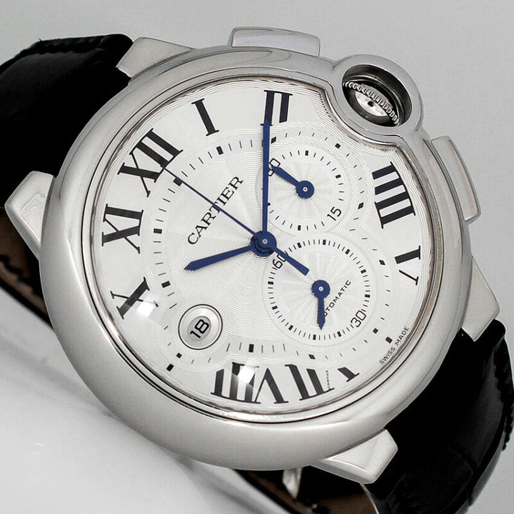 CARTIER BALLON BLEU CHRONOGRAPH 43.5 mm WATCH Ref. 3109 CARTIER SERVICE 08/2022