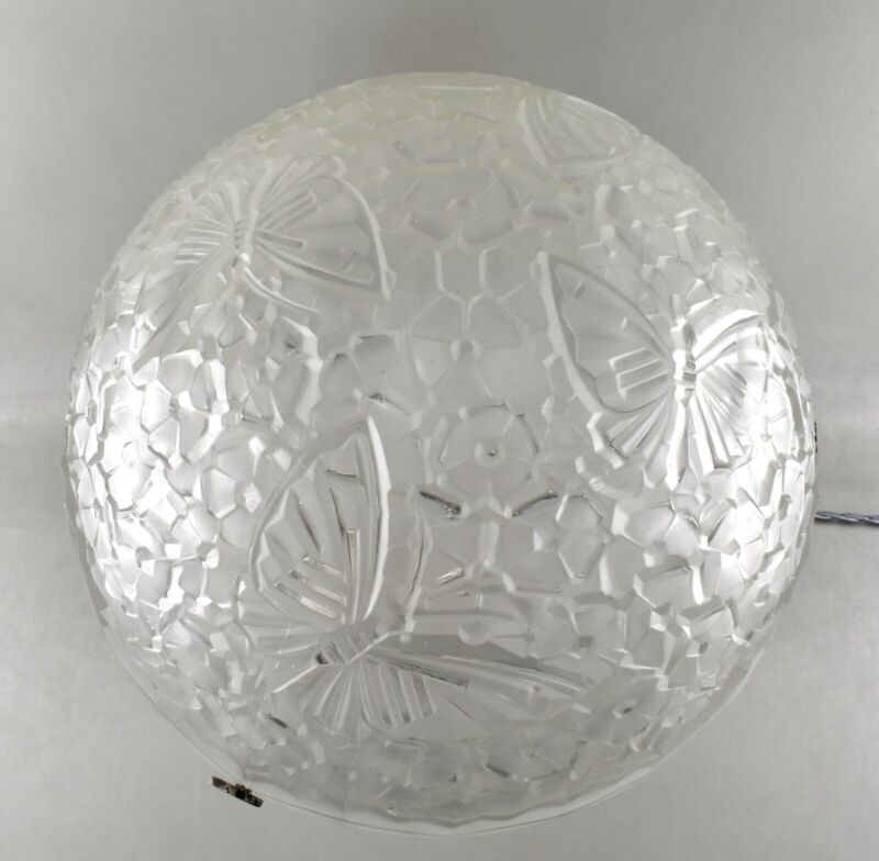 エティエ・ヴァンソン　非常に優れたアールデコランプ　1930年　フランス製