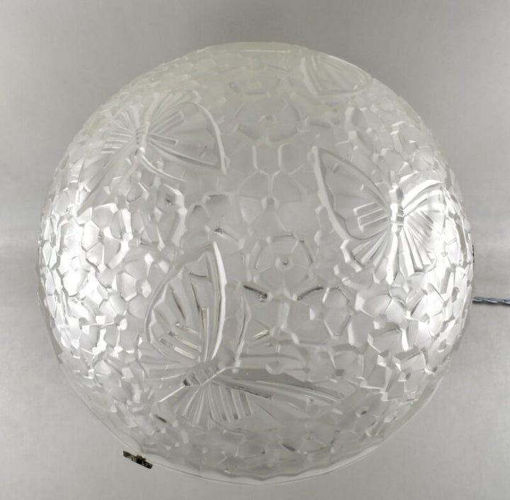 エティエ・ヴァンソン　非常に優れたアールデコランプ　1930年　フランス製