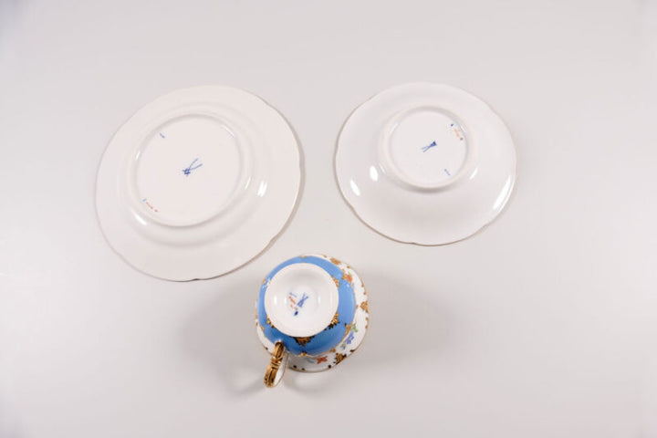 マイセン　Bフォーム　カップ＆ソーサー＆プレート