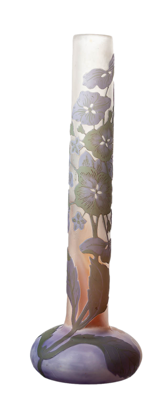 エミールガレ　紫陽花の花の幻想的な花瓶