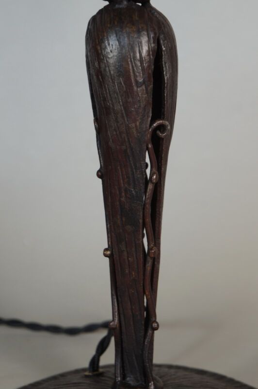 ドーム兄弟＆メネディー　フランス製アールデコランプ　1925年　1930年　錬鉄製