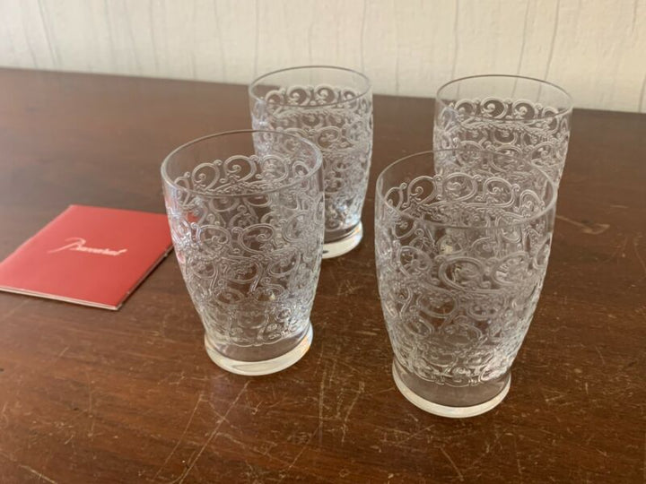 Set 4 Glasses Rohan IN Crystal Baccarat (Price Of 4 Glasses)