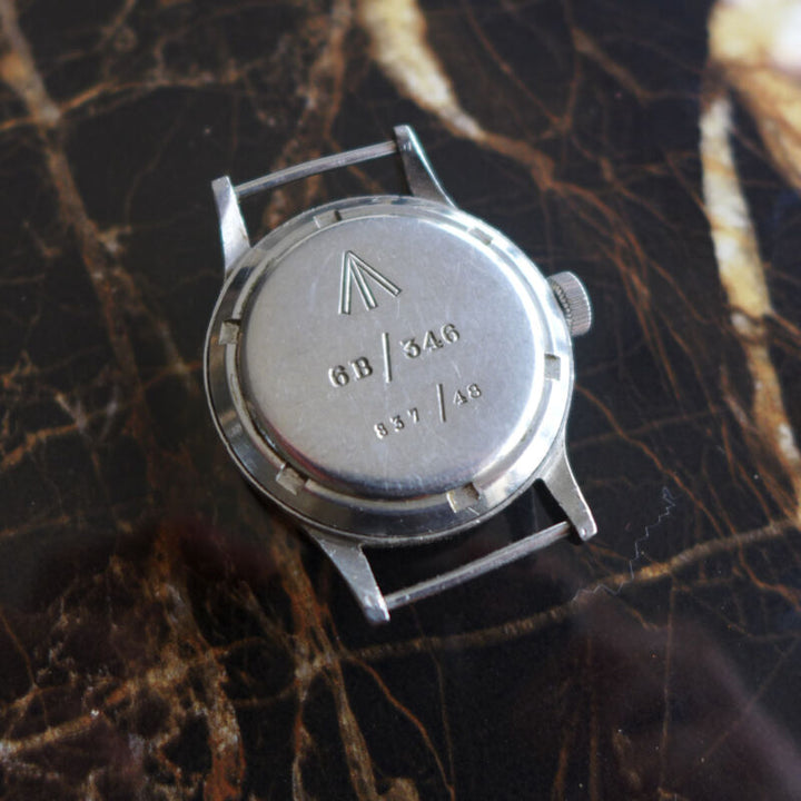 1948年製　IWC マーク11 （MARK 11） 6B/346 RAF ロイヤルエアフォース イギリス空軍ミリタリーウォッチの裏蓋