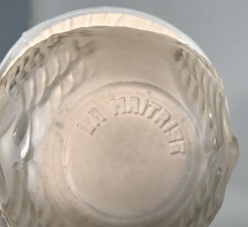 ラ・メトリース　デュフレーヌ　　フランス製アールデコランプ　1930年