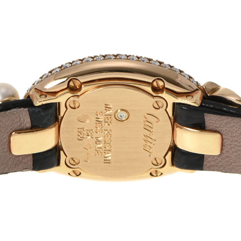 CARTIER Baignoire Bezel Diamond Pearl WB506851 watch 800000104760000