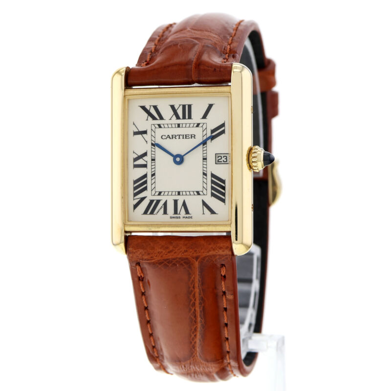 タンク ルイ カルティエ  イエローゴールド クオーツウォッチ W1529756
