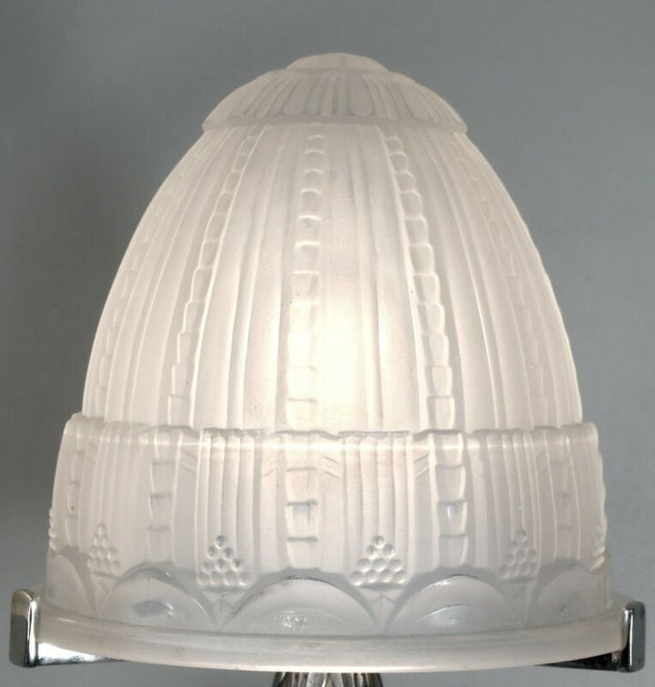 ミューラー兄弟　ペアのフランス製アールデコランプ　1930年