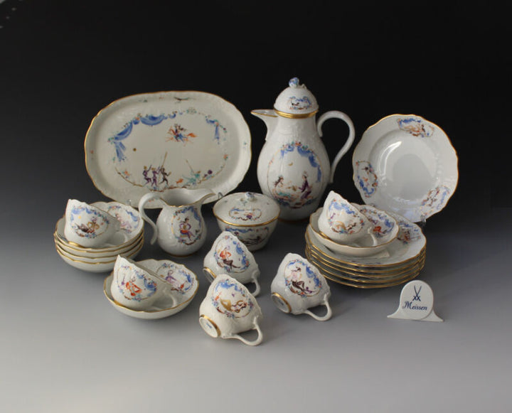 マイセン  コーヒーサービス ティーセット アラビアンナイト ハインツ・ヴェルナー作 22ピース