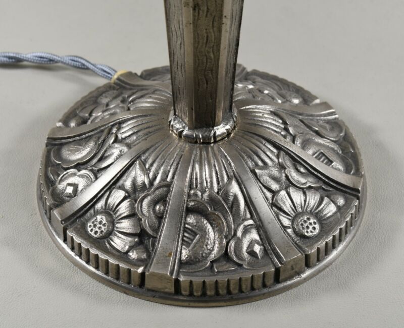 エティエ・ヴァンソン　非常に優れたフランス製アールデコランプ　1930年