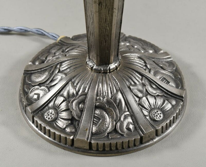 エティエ・ヴァンソン　非常に優れたフランス製アールデコランプ　1930年