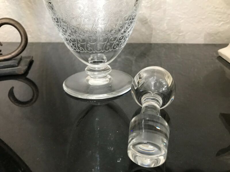 Baccarat Crystal Rohan Decanter with original box