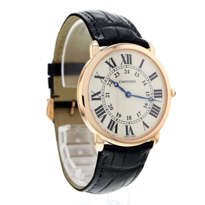 カルティエ ロンド ルイス ローズゴールド 手巻き腕時計 Ref.2889
