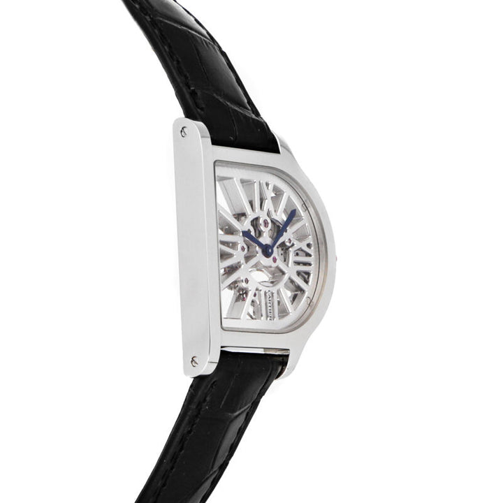 Cartier Cloche de Cartier LE Manual Platinum Ladies Strap Watch WHCC0003