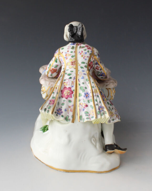 Meissen - figure - cavalier at desk - Kaendler - model 179 - first choice-