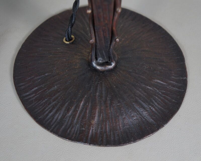 ドーム兄弟＆メネディー　フランス製アールデコランプ　1925年　1930年　錬鉄製