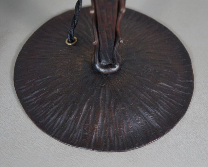 ドーム兄弟＆メネディー　フランス製アールデコランプ　1925年　1930年　錬鉄製