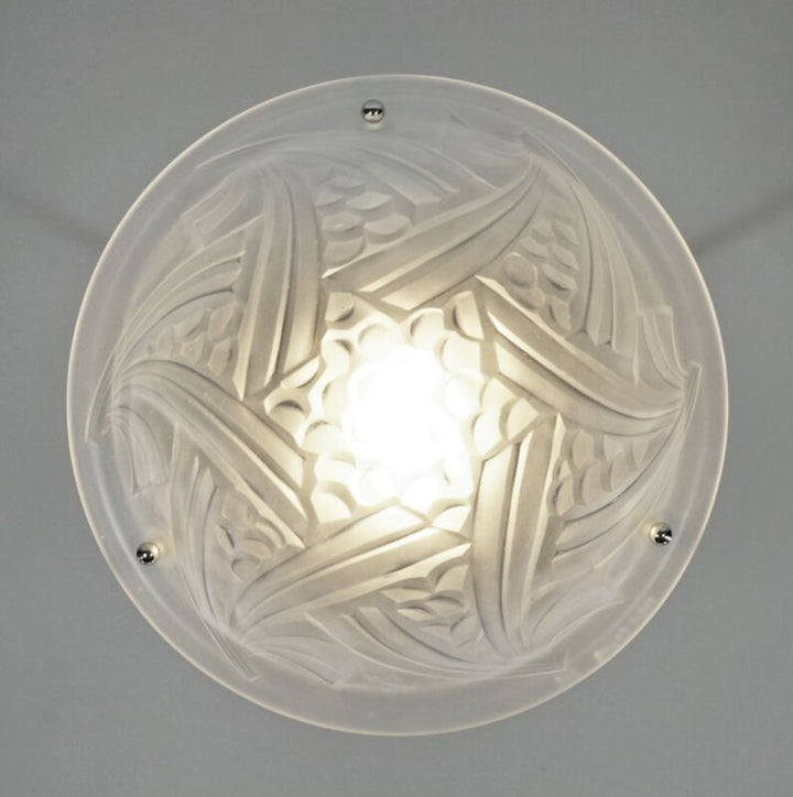 デュゲ 1930年代　フランス製アールデコシャンデリア（ペンダントライト）