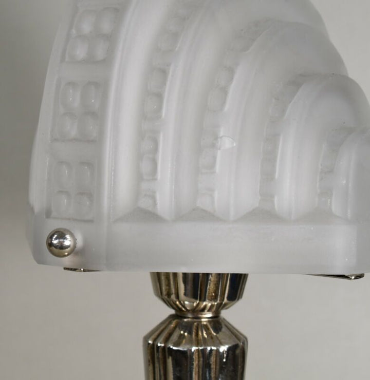 メネディー＆エスペヴェ　ペアのフランス製アールデコランプ　1930年