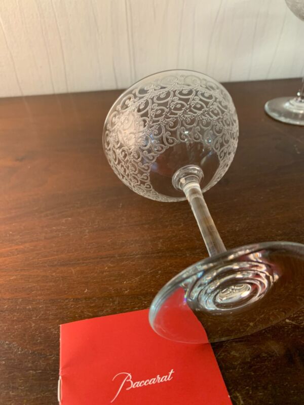 9-Cups Champagne Model Rohan IN Glass Baccarat (Price For La Piece)