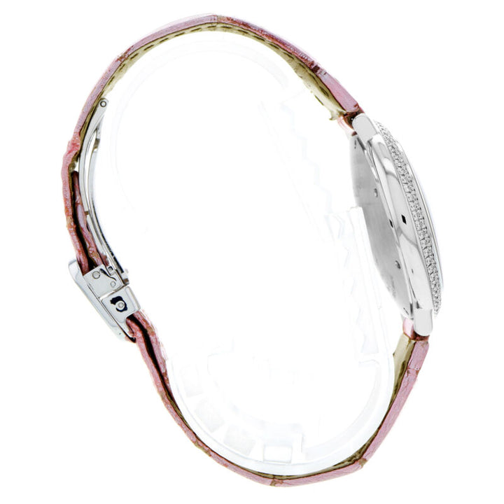 Cartier Ballon Bleu WE902042 3262 Factory Pave Diamond 18k 36mm White Gold Watch