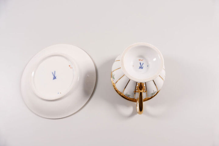 マイセン　Xフォーム　カップ＆ソーサー