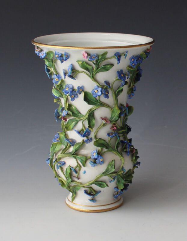 マイセン　勿忘草の花瓶 / 蔓　ケンドラーデザインの花瓶