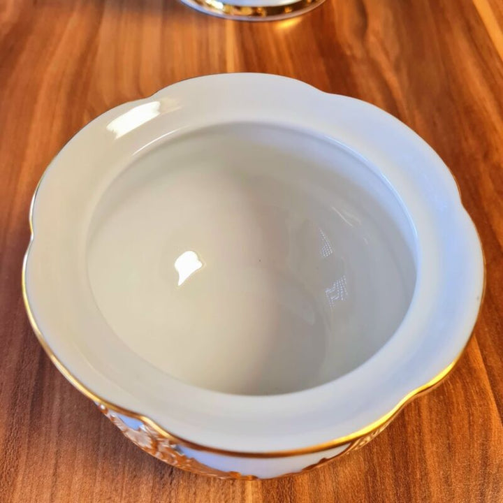 Meissen B-Shape Magnificent Porcelain Coffee Service for 6 People-