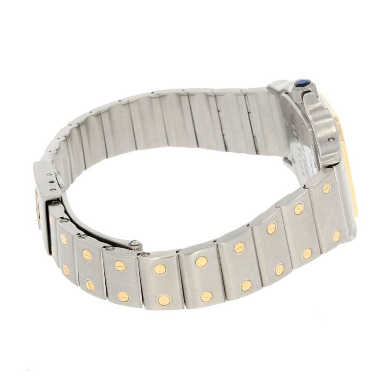 Ladies Cartier Quartz Santos 18ct Yellow Gold & Steel 1567