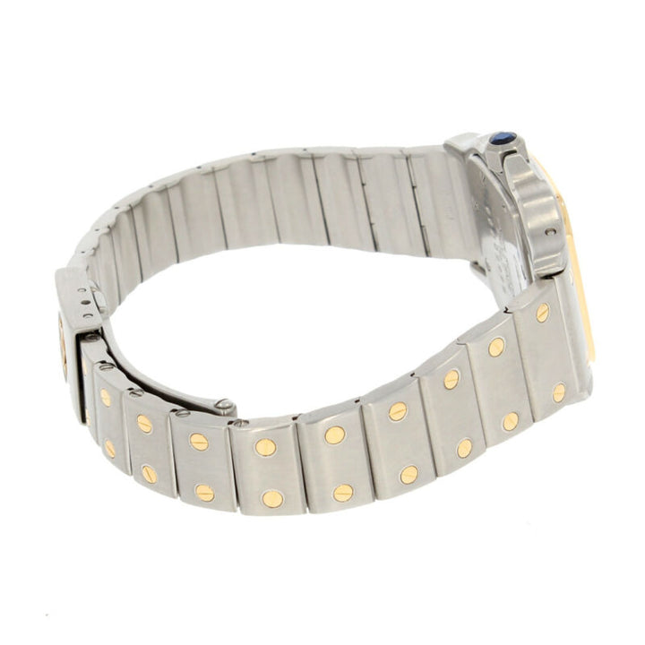 Ladies Cartier Quartz Santos 18ct Yellow Gold & Steel 1567