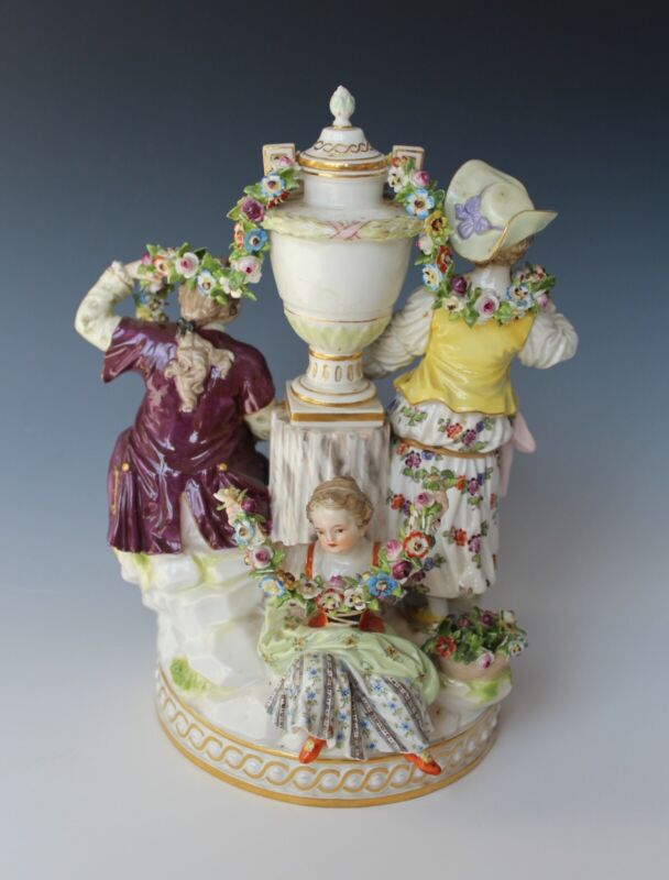 Meissen - large figure / group - "love group" model F 88 - M.V. Steel - 22 cm-
