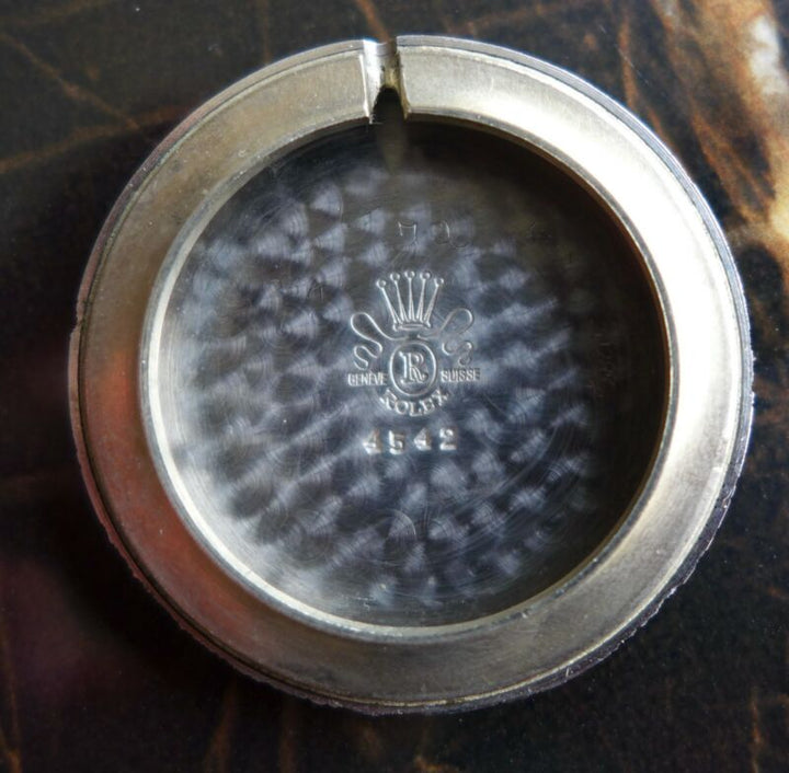 A BEAUTIFUL VINTAGE 1946 MID-SIZE ROLEX PRECISION WATCH WITH FANCY LUGS IN STEEL
