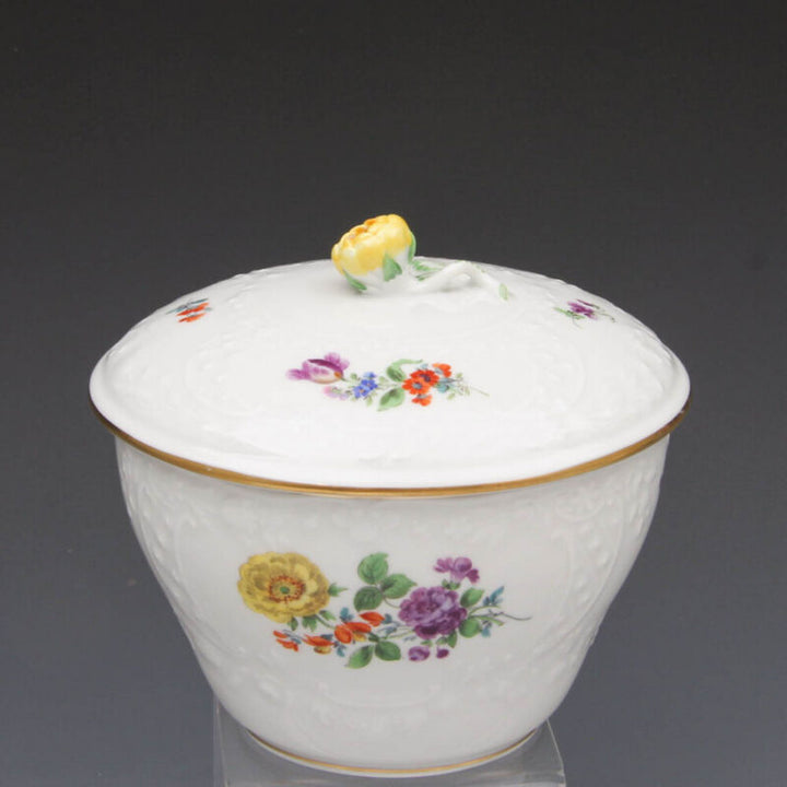 Wonderful tea service Meissen new rope flower3-