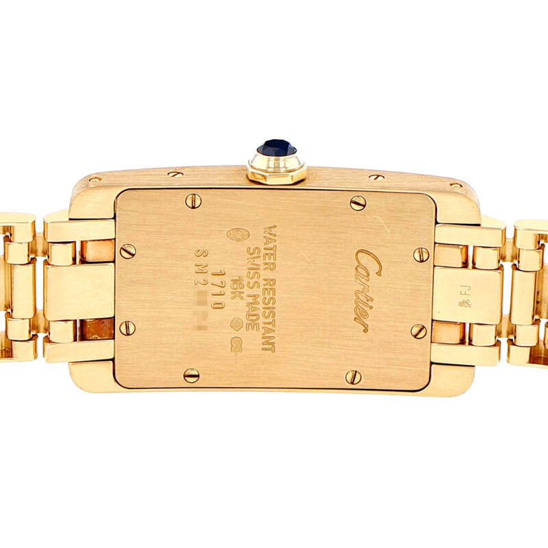 カルティエ タンク アメリカン イエローゴールド クオーツウォッチ W26015K2