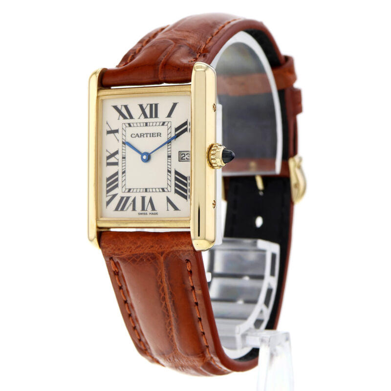 タンク ルイ カルティエ  イエローゴールド クオーツウォッチ W1529756