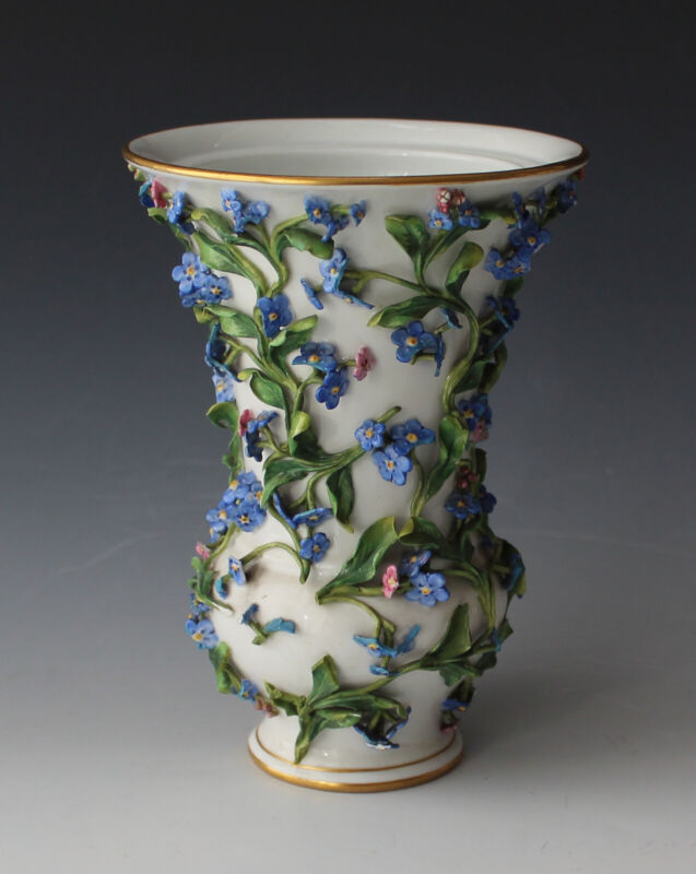 マイセン 勿忘草の花瓶 / 蔓 ケンドラーデザインの花瓶 – アンティーク