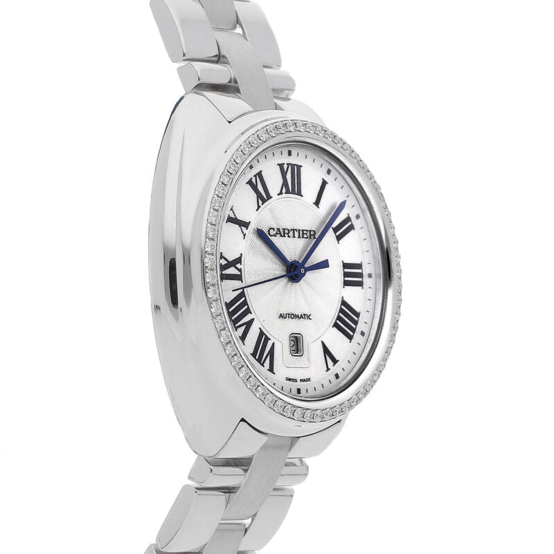 Cartier Cle De Cartier Auto 31mm Gold Diamonds Ladies Bracelet Watch WJCL0002